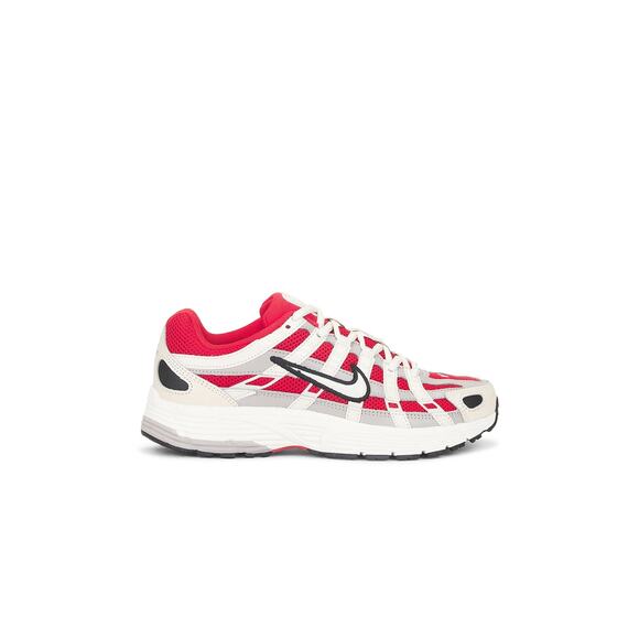 Nike 'P-6000' Red Textile Sneaker Size 5.5 - Picture 1 of 6